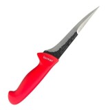 Cumpara ieftin Cutit pentru injunghiere rosu 29 cm, lama dublu tais 15 cm, 123 g, otel inoxidabil, maner ergonomic, pentru sacrificare si procesarea carnii