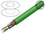 Cablu de Rețea ETHERLINE&reg; Cat.5 Verde 6,8mm