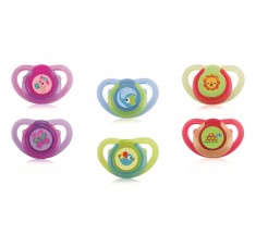 BEBE D&amp;#039;OR SUZETA DIN SILICON ORTODONTICA CU INEL 0 - 6 LUNI 181 foto
