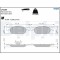 Set placute frana fata DELPHI, Dacia Logan II, 10.2012-, Logan Mcv II, 02.2013-, Sandero II, 10.2012-; Renault Clio IV, 2012-, Fata; puntea fata