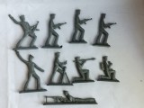 bnk jc URSS - lot 9 figurine soldati metalice - stare excelenta