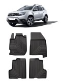 Cumpara ieftin Set Covorase Auto din cauciuc Tavita Premium 3D Dacia Duster (2017-2022), FROGRUM
