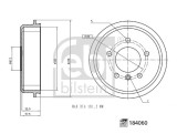 FEBI BILSTEIN 184060 Tambur frana
