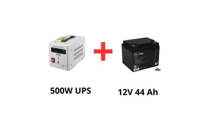 Volt Polska Alimentare ne&amp;icirc;ntreruptibilă pentru pompe de circulație 500W + Green Cell acumulator 44Ah foto