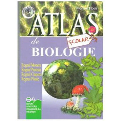 Atlas scolar de biologie botanic (limba romana) - Florica Tibea foto