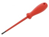 Șurubelniță Izolată Plată 4x0.8mm 100mm 1kVAC
