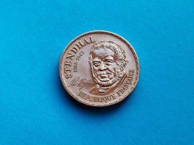 10 Francs 1983 -( Stendhal) - Franta-RAR -in realitate arata bine! foto