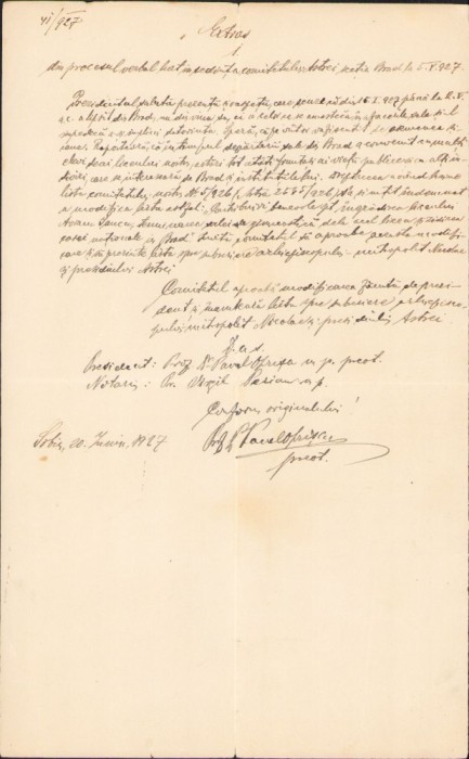 A2023 Extras ședință ASTRA Brad, județul Hunedoara, 1927