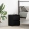 vidaXL Dulap de noapte Stejar negru 30 x 30 x 40 cm Lemn compozit 861988