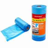 Folie protectie vopsit si zugravit cu banda adeziva albastra 1100mm x 25m HighPower
