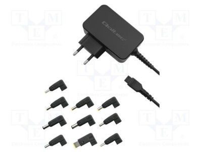 Alimentator universal QOLTEC pulsatoriu 19VDC plug-in foto