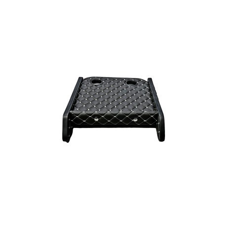 Masa de bord cu 2 suporti pentru pahare ,piele ecologica culoare Negru cusatura Gri compatibila Volkswagen T5 2003-&gt; Automotive TrustedCars