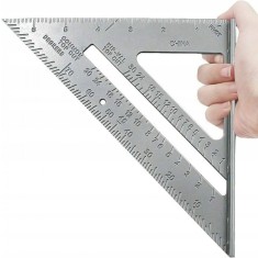 Unghi de tamplar pentru bricolaj si lucrari tamplarie, aluminiu