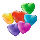 Baloane mini forma inima diverse culori set 20 bucati, Herlitz