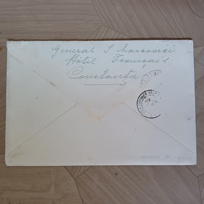 SCRISOARE TRIMISA DE GENERALUL IOAN MARCOVICI CATRE ALEXANDRE PONCET DE SANDON.