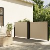 VidaXL Copertină laterală retractabilă, bej, 140 x 1000 cm 4004720