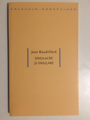 Simulacre si simulare-Jean Baudrillard foto