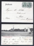 Germany Reich 1903 Old postcard postal stationery Hamburg to Bergamo Italy D.479