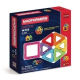 Set magnetic de construit Magformers, 14 piese, Clics toys