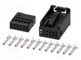 Carcasă conector Quadlock PIN 12 neagră 4CARMEDIA