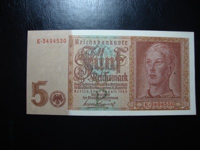 GERMANIA 5 MARCI 1952 UNC - foto