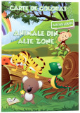 Cumpara ieftin Carte de colorat cu abtibilduri - Animale din alte zone |, Ars Libri