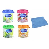 Mix 4 odorizante My Shaldan - Squash , Mixed Berry , Lime , Orange si Laveta Microfibra