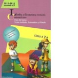 Limba si literatura romana. Comunicare. Fise de lucru. Teste initiale, formative si finale. Clasa a V-a, semestrul I - Anul scolar 2012-2013