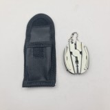 Cleste Multifunctional, Prindere Breloc, Husa, Otel Inoxidabil, 8 cm, Argintiu, Dalimag