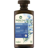 Sampon cu Extract de In pentru Par Uscat si Fragil - Farmona Herbal Care Flax Shampoo for Dry and Brittle Hair, 330ml