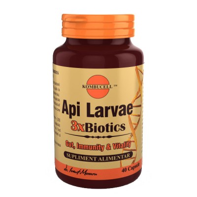 Api Larvae 3xBiotics 40 capsule Medica foto