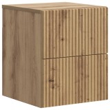 vidaXL Dulap de noapte suspendat Stejar Artizanal 33 x 34,5 x 40 cm 898483