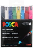 Set 8 markere - Fin - Uni - Multicolor | Uni