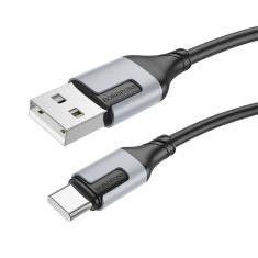 CABLU alimentare si date Borofone BX101, Fast Charging Data Cable pt. smartphone, USB la USB Type-C 3A, 1m, negru 6941991108273 (timbru verde 0.18 lei