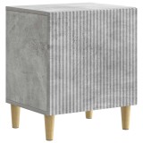vidaXL Dulap de noapte Gri Beton 43 x 34,5 x 50 cm Lemn prelucrat 894571