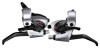 Manete Schimbator/Frana Shimano Tourney St-Tx800, 8X3 Vit., Ez-Fire Plus, 2 Dege... Cod:ESTTX800P8AS