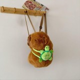 Ghiozdan Rucsac de plus Capibara cu ghiozdanel broscuta testoasa