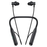 Casti bluetooth behind the head, neckband, ipx4, display led - black, Acefast