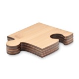 Set puzzle 4 biscuiti pahare
