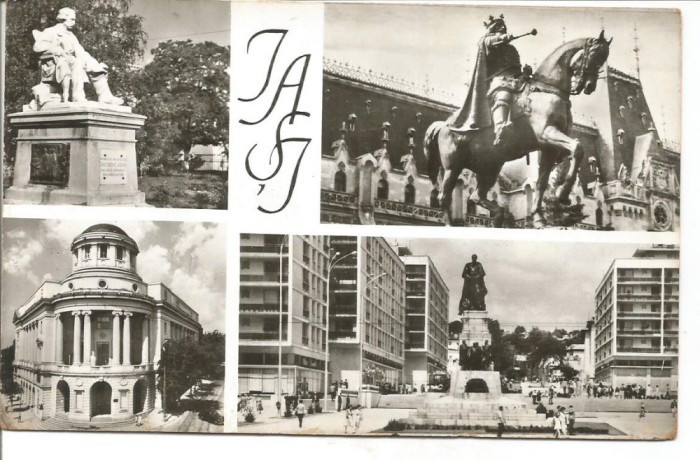 (A) carte postala(ilustrata)-IASI-colaj