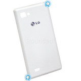 Capac baterie LG P880 Optimus 4X HD, carcasa bateriei piesa de schimb alba BATC