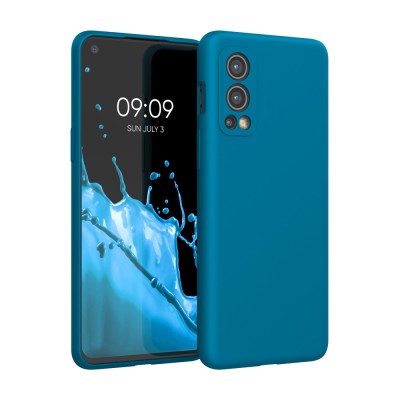 Husa pentru OnePlus Nord 2 5G, Silicon, Albastru, 56070.224, kwmobile foto