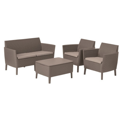 236632 KETER Set mobilier gradina cappuccino Salemo foto