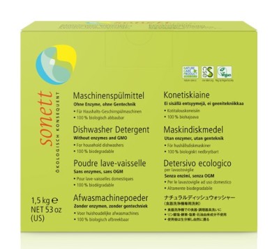 Detergent Ecologic Praf pentru Masina de Spalat Vase Sonett 1.5kg foto