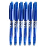 Set 6 Pixuri cu Radiera ROPET, 0.7mm, Roller, Cerneala Albastra, Stergere Usoara