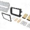 Rama adaptoare, 2 DIN, Fiat, neagra, 4CARMEDIA -