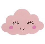 Lamp de veghe, sub forma de Norisor, ZZZ sleep GOOD SLEEPING !, prindere pe perete, cu baterii, Roz, 22 x 16,5 cm