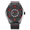 Ceas Barbatesc Negru Curren M8258 Black &amp; Red