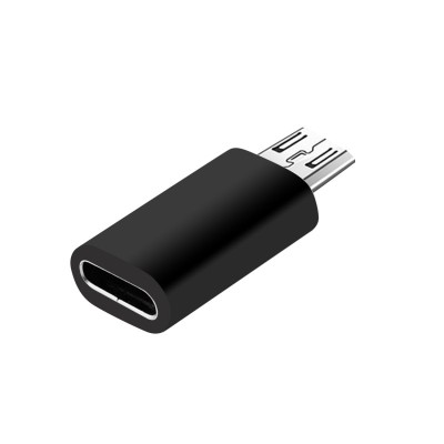 Adaptor Conversie USB Type-C (Mama) la MicroUSB (Tata) OEM, Negru foto