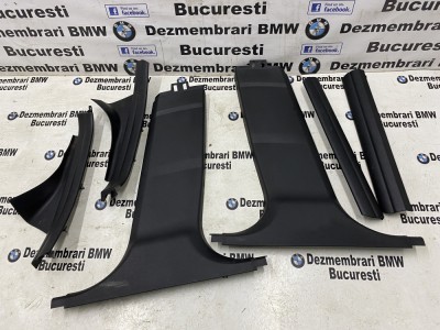 Ornament prag,stalp negru interior BMW seria 5 F10,F11 foto